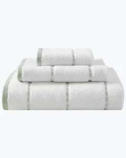 Tommy Bahama Ridley 3-Piece Towel Set Green Outlet