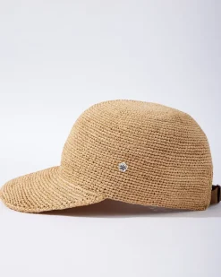 Tommy Bahama Riley Raffia Cap Natural Clearance