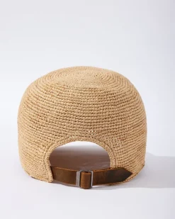Tommy Bahama Riley Raffia Cap Natural Clearance