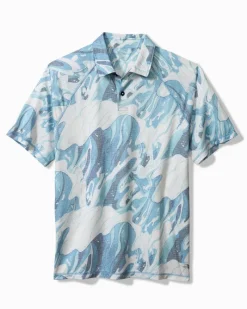 Tommy Bahama Rising Tides IslandZone® Polo Banff Blue Discount