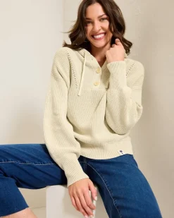 Tommy Bahama Salt Wash Hooded Sweater Bleached Sand Outlet