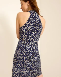 Tommy Bahama Sandy Safari Spots Short Dress Island Navy Discount
