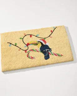 Tommy Bahama Santa's Toucan Coir Door Mat Multicolor Best