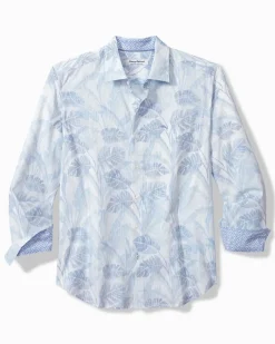 Tommy Bahama Sarasota Stretch Misty Fronds IslandZone® Shirt Dew Drop Best