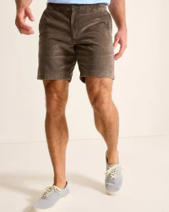 Tommy Bahama Sea Coast Corduroy E-Waist 8-Inch Shorts Nut Brown New