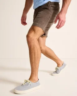 Tommy Bahama Sea Coast Corduroy E-Waist 8-Inch Shorts Nut Brown New