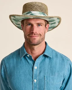 Tommy Bahama Seagrass Gambler Hat Palm Best