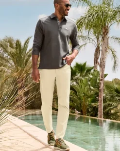 Tommy Bahama Seaside Soiree Five O'Clock IslandZone® Polo Dark Steel Discount