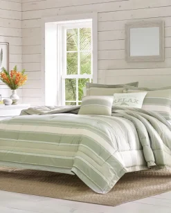 Tommy Bahama Serenity 5-Piece King Comforter Set Green Clearance