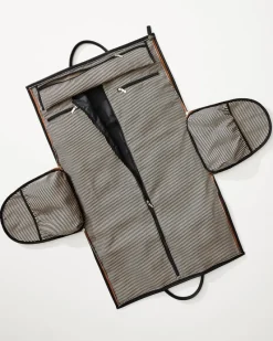 Tommy Bahama Siena Tan 2-in-1 Garment Duffel Bag Chestnut Discount