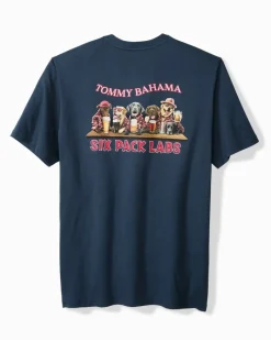 Tommy Bahama Six Pack Labs Graphic T-Shirt Navy Sale
