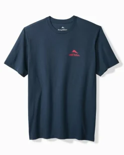 Tommy Bahama Six Pack Labs Graphic T-Shirt Navy Sale