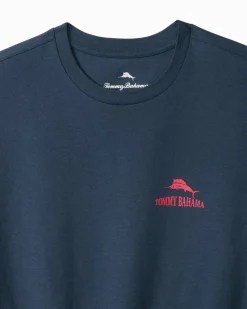 Tommy Bahama Six Pack Labs Graphic T-Shirt Navy Sale