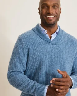 Tommy Bahama Soundscape Cashmere Sweater Baltic