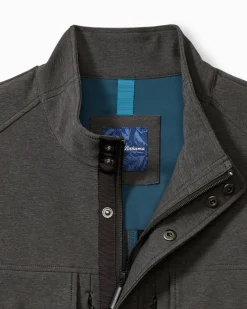 Tommy Bahama Stanley Park Softshell Field Jacket Coal Best