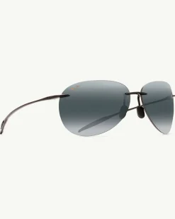 Tommy Bahama Sugar Beach Sunglasses by Maui Jim® Gloss Black Clearance