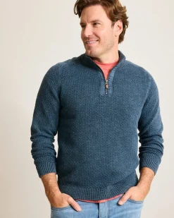 Tommy Bahama Sunbreak Half-Zip Sweater Coastline New