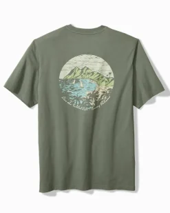 Tommy Bahama Sunny Sails Graphic T-Shirt Sagebrush Outlet