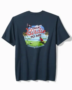 Tommy Bahama Talk Birdie to Me Graphic Pocket T-Shirt Navy Online