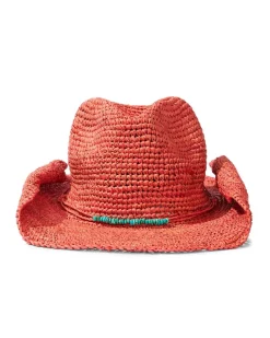Tommy Bahama Tanya Raffia Cowboy Hat Hibiscus Online