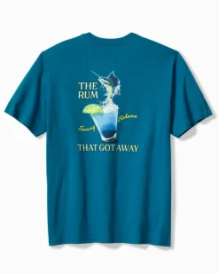 Tommy Bahama The Rum That Got Away Graphic T-Shirt Blue Allure Best