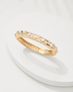 Tommy Bahama Tidal Treasure Mother of Pearl and Stone Bangle Gold Outlet