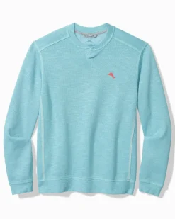 Tommy Bahama Tobago Bay Abaco Sweatshirt Spa Blue Sale