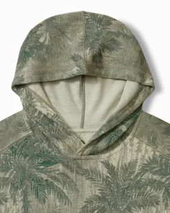 Tommy Bahama Tobago Bay Jungle King Hoodie Light Fennel Hot