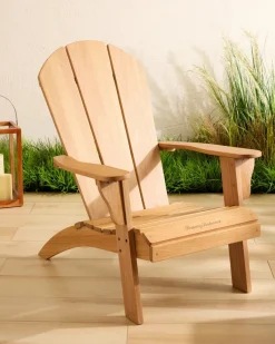 Tommy Bahama All-Season Wood Adirondack Chair Natural Discount