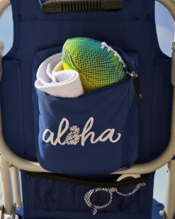 Tommy Bahama Kids' Wavy Marlin Backpack Beach Chair Navy New