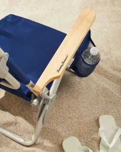 Tommy Bahama Kids' Wavy Marlin Backpack Beach Chair Navy New