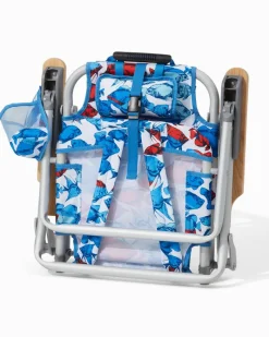 Tommy Bahama School of Fish Kids' Backpack Beach Chair Multicolor Sale