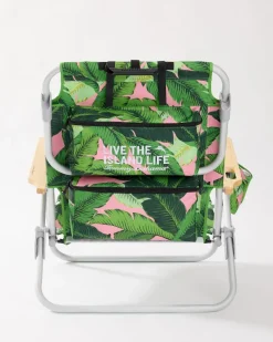 Tommy Bahama Swaying Fronds Deluxe Backpack Beach Chair Multicolor Best