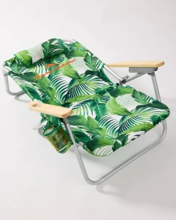 Tommy Bahama Tropical Fronds Deluxe Backpack Beach Chair Multicolor Hot