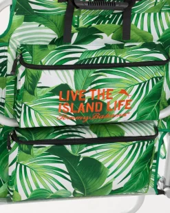 Tommy Bahama Tropical Fronds Deluxe Backpack Beach Chair Multicolor Hot