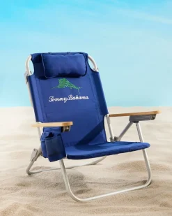 Tommy Bahama Wavy Marlin Deluxe Backpack Beach Chair Navy Online