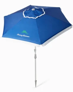 Tommy Bahama Wavy Marlin Beach Umbrella Navy Best
