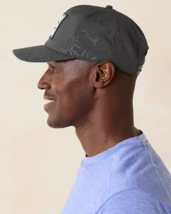Tommy Bahama Tortola Surf Packable Cap Grey New