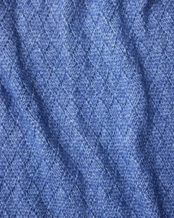 Tommy Bahama Treillage Knit Throw Blue Best