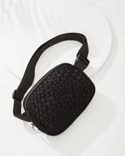 Tommy Bahama Vaughan Woven Belt Bag Black Best