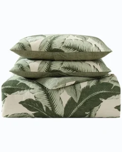 Tommy Bahama Vintage Palms 3-Piece Full/Queen Comforter Set Jungle Discount