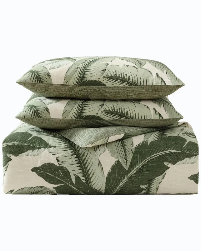 Tommy Bahama Vintage Palms 3-Piece Full/Queen Comforter Set Jungle Discount