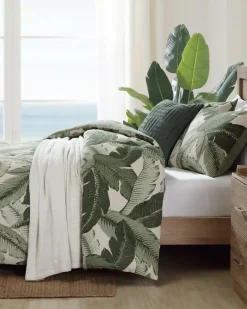 Tommy Bahama Vintage Palms 3-Piece Full/Queen Comforter Set Jungle Discount