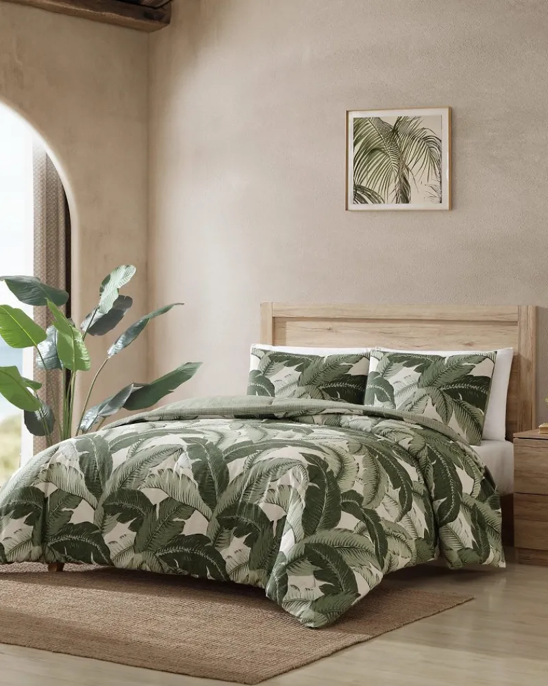 Tommy Bahama Vintage Palms 3-Piece King Comforter Set Jungle