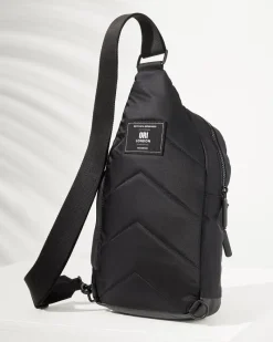 Tommy Bahama Willesden Black Sling Bag All Black Best