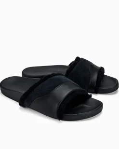 Tommy Bahama Women's OluKai® Ho'ala Slide Slippers Black Hot