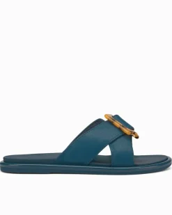 Tommy Bahama Women's Olukai® La'I Slide Sandals Lagoon New