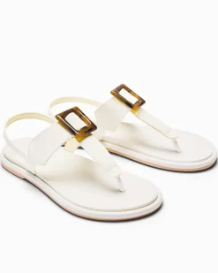 Tommy Bahama Women's Olukai® La'I T-Bar Sandals White Hot