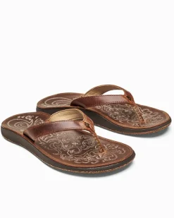 Tommy Bahama Women's OluKai® Paniolo Sandals Natural Outlet
