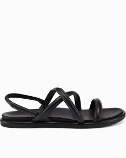 Tommy Bahama Women's Olukai® Tiare Strappy Slide Sandals Black Sale